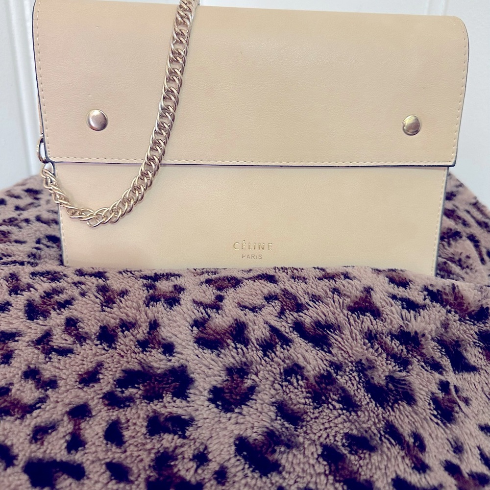 Vintage, authentic, Celine accordion handbag